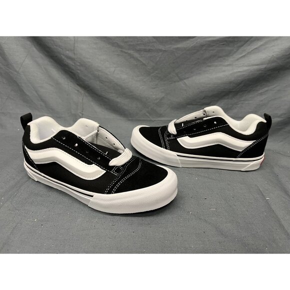 Vans  Knu School Sneakers Toddler 3D Stripe Black White Size 8 NEW NO BOX! - Picture 1 of 11